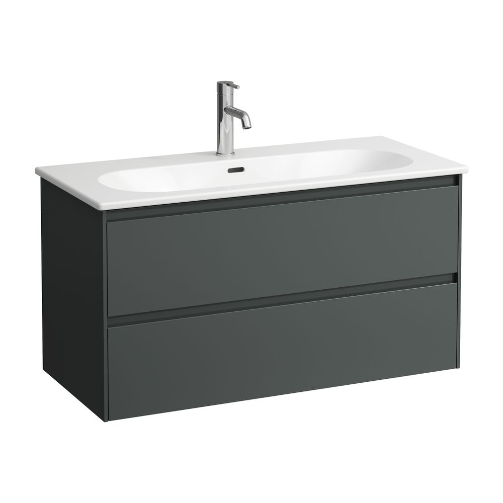 Laufen Waschtisch mit Waschtischunterbau LUA SET LANI 455x1000x527mm, Weiß, 1 Ha... LAUFEN-H8600882661041 7612738114152 (Abb. 1)