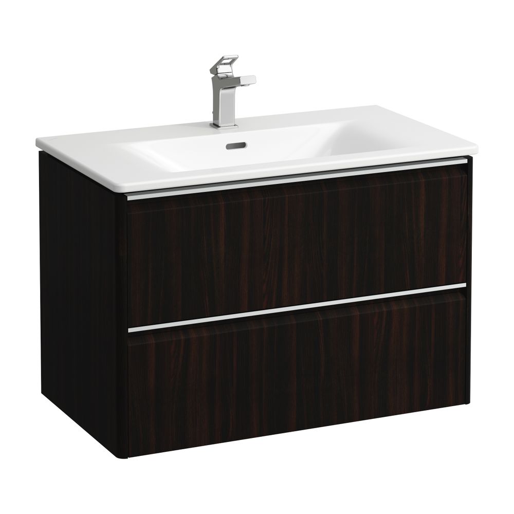 Laufen Waschtisch mit Unterbau Palace SET 450x800x545mm, Ulme dunkel, Weiß, 1 Ha... LAUFEN-H8607052631041 7612738947934 (Abb. 1)