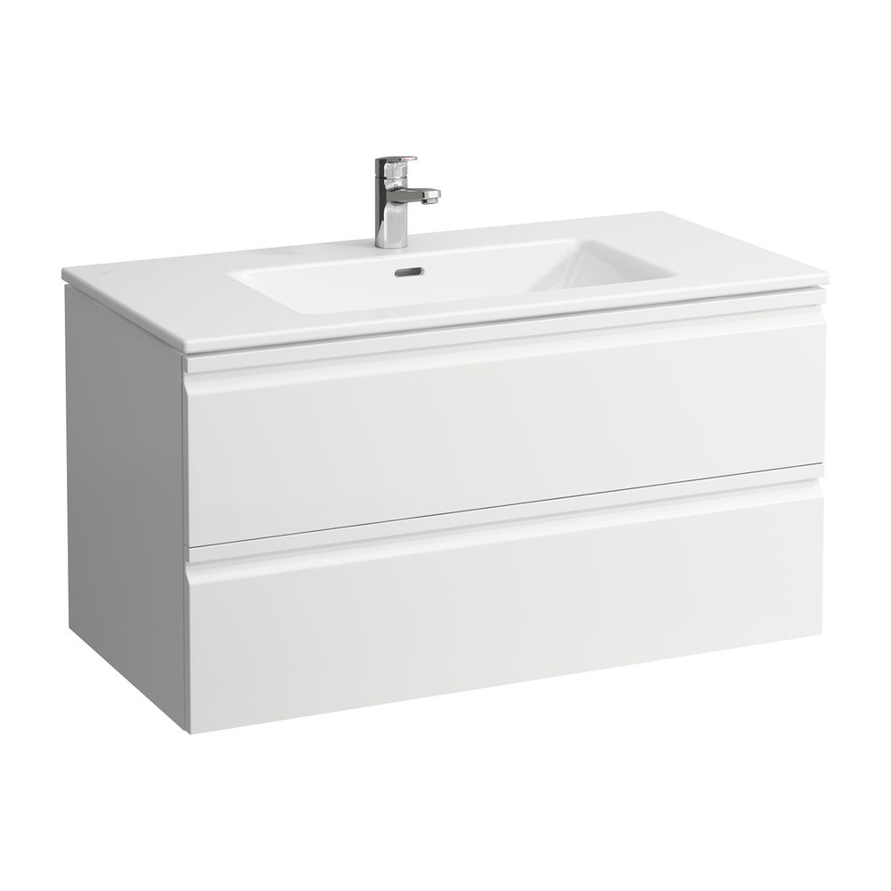 Laufen Waschtisch mit Unterbau Pro S Set 500x1000x545mm, Eiche/Weiß, 1 Hahnloch,... LAUFEN-H8619654791041 7612738903909 (Abb. 1)