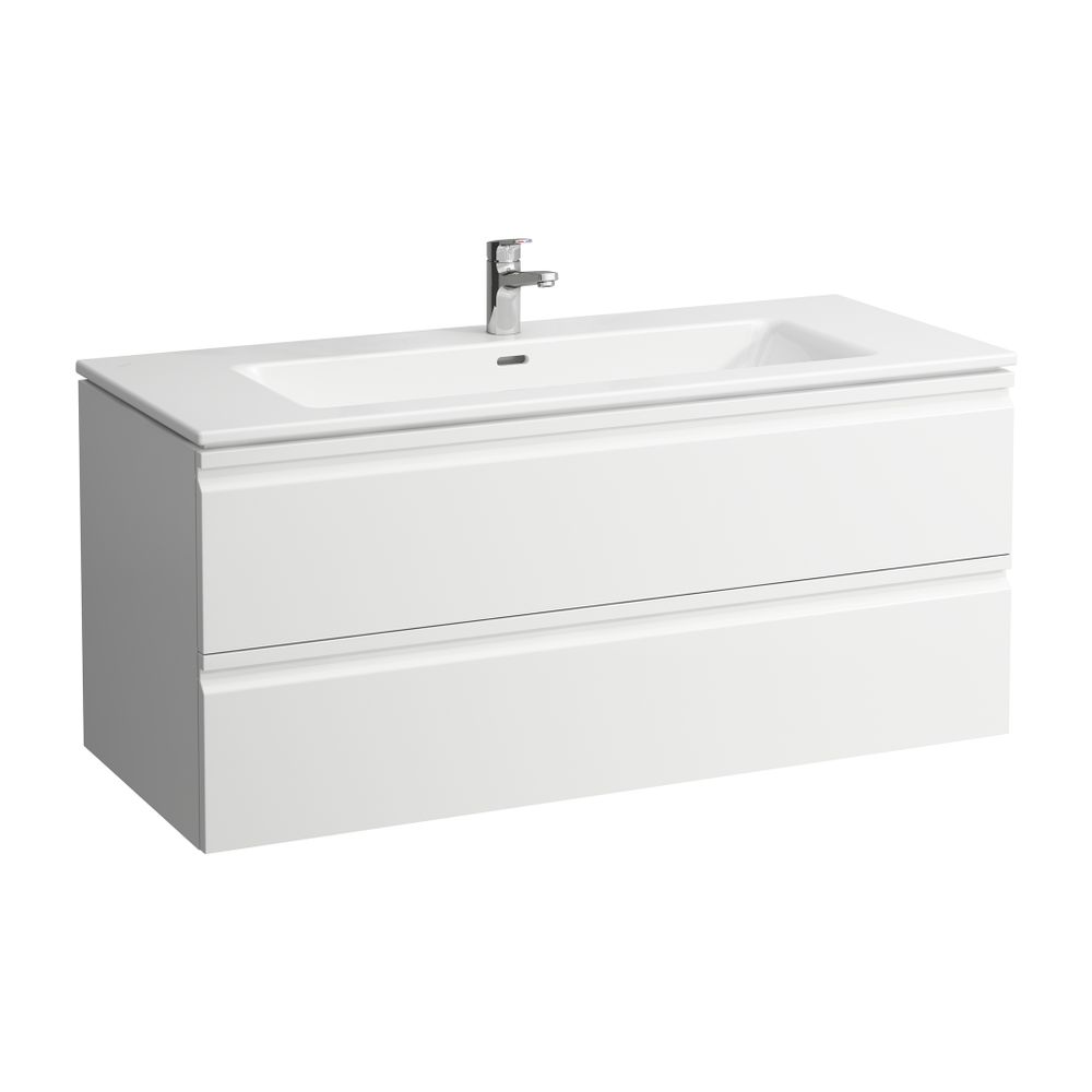 Laufen Waschtisch mit Unterbau Pro S Set 500x1200x545mm, Graphit/Weiß, 1 Hahnloc... LAUFEN-H8619674801041 7612738917531 (Abb. 1)