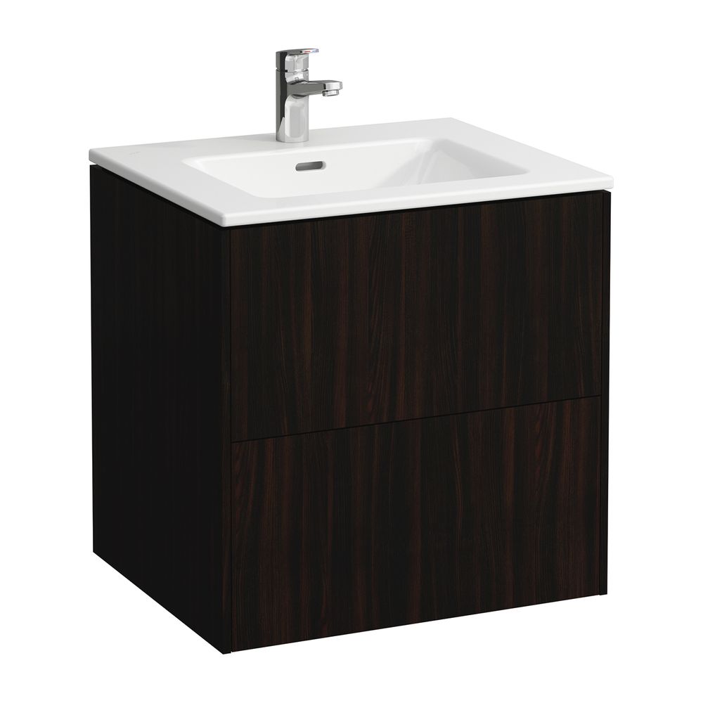 Laufen Waschtisch mit Unterbau Pro S Set BASE 500x600x610mm, Ulme dunkel/Weiß, 1... LAUFEN-H8649602631041 7612738917586 (Abb. 1)