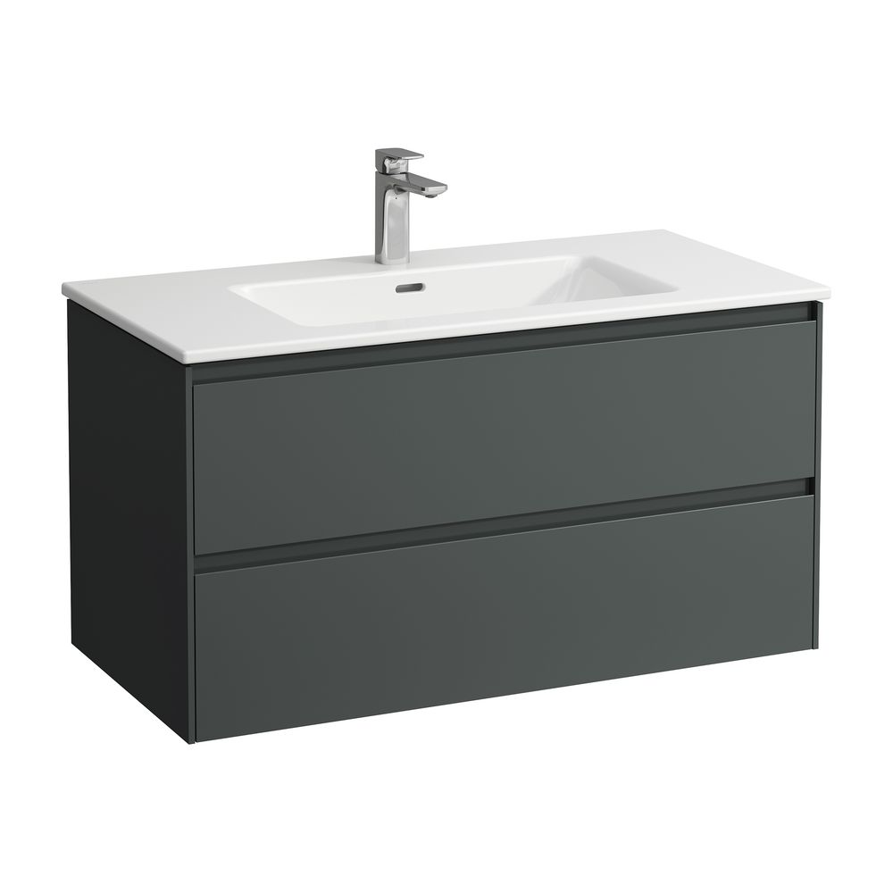 Laufen Waschtisch mit Unterbau Pro S Set LANI 500x1000x540mm, Verkehrsgrau, Weiß... LAUFEN-H8649672661041 7612738052164 (Abb. 1)