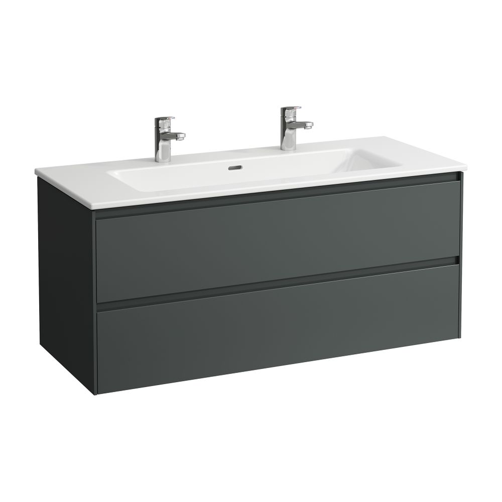 Laufen Waschtisch mit Unterbau Pro S Set LANI 500x1200x540mm, Grau/Weiß, 1 Hahnl... LAUFEN-H8649692661071 7612738052287 (Abb. 1)