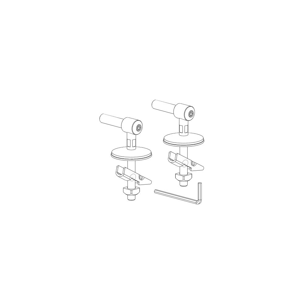 Laufen Scharnier mit Absenkautomatik für WC-Sitze H891700... LAUFEN-H8917080000001 4014804783546 (Abb. 1)