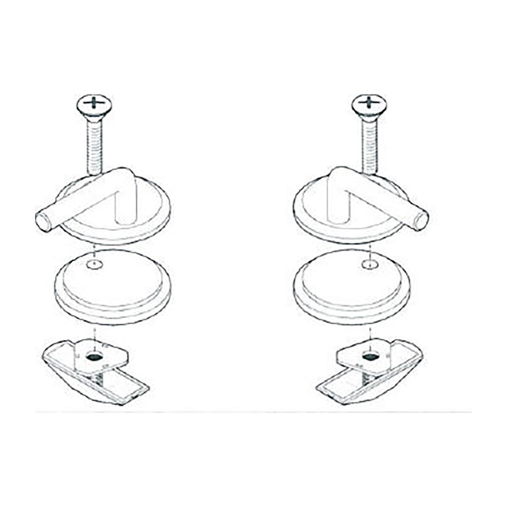 Laufen Scharnier für WC-Sitze Laufen Pro Universal... LAUFEN-H8926540000001 4014804749085 (Abb. 1)