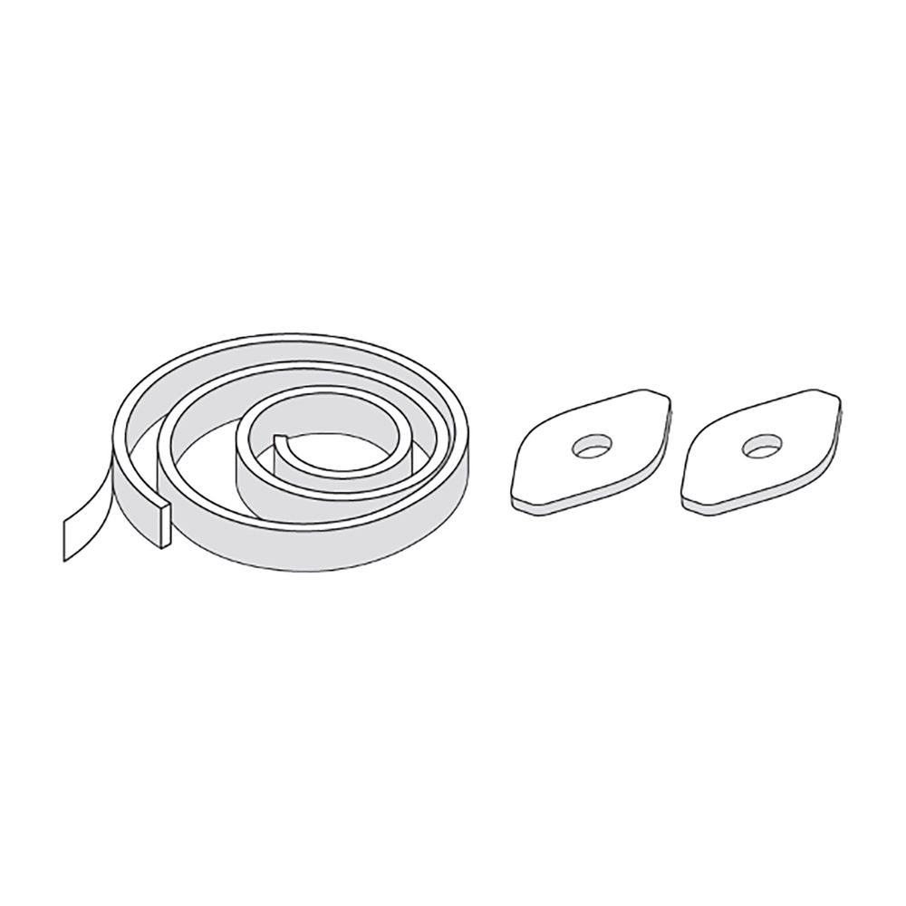 Laufen Schallschutz-Set für WC und Bidet mit Laufen EasyFit Befestigung... LAUFEN-H8926950000001 7612738348243 (Abb. 1)