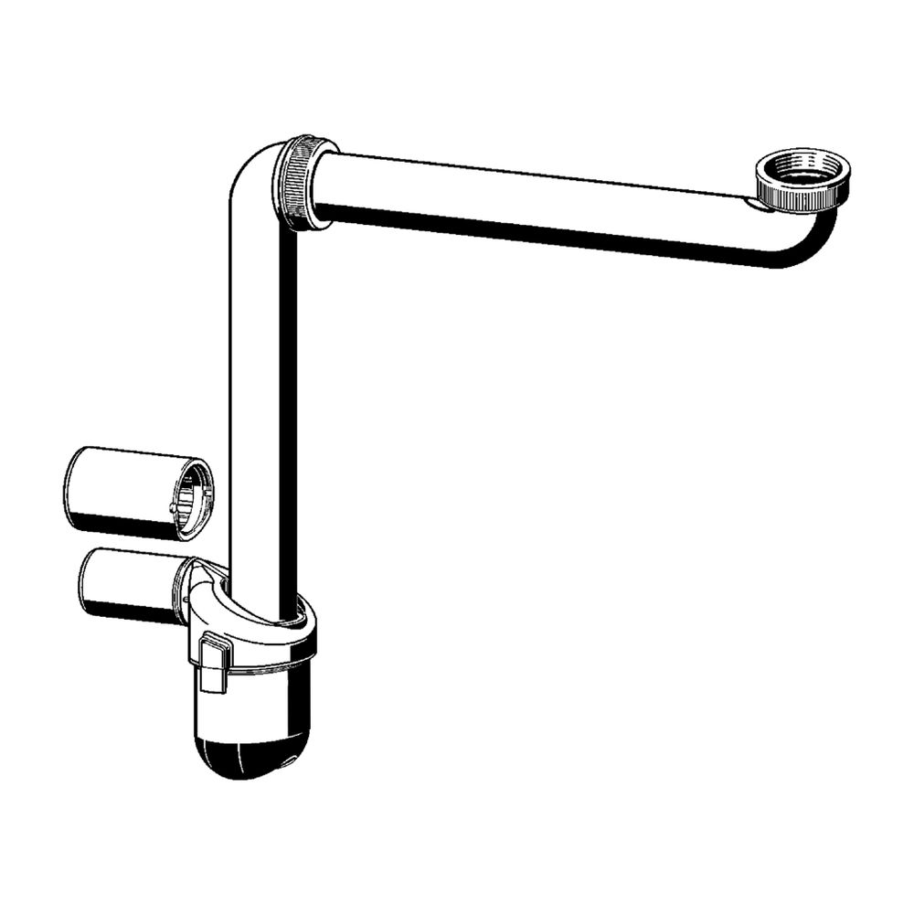 Laufen Raumspar Möbelsiphon DN 40 Kunststoff, Weiß... LAUFEN-H8942500000001 7612738303310 (Abb. 2)