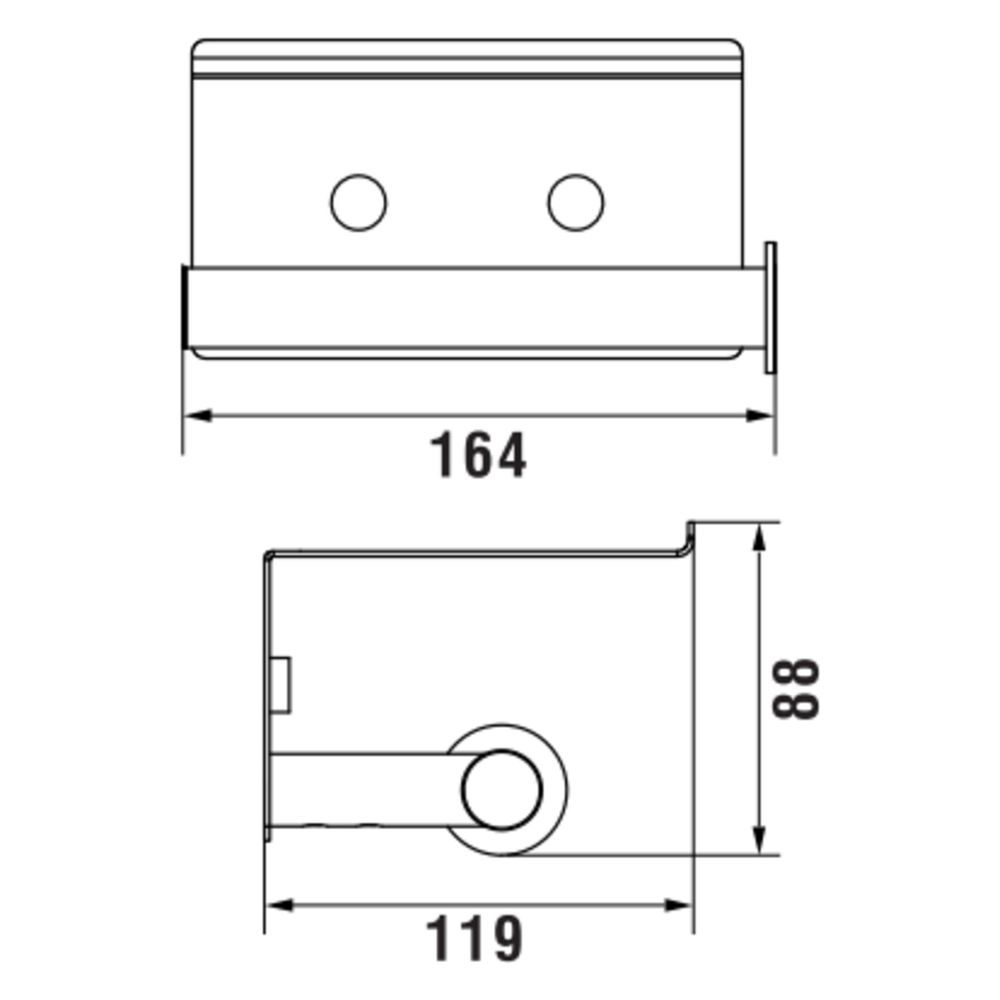Laufen Toilettenpapierhalter Niara, mit Ablage, Chrom... LAUFEN-H3840620040031 7612738106065 (Abb. 2)