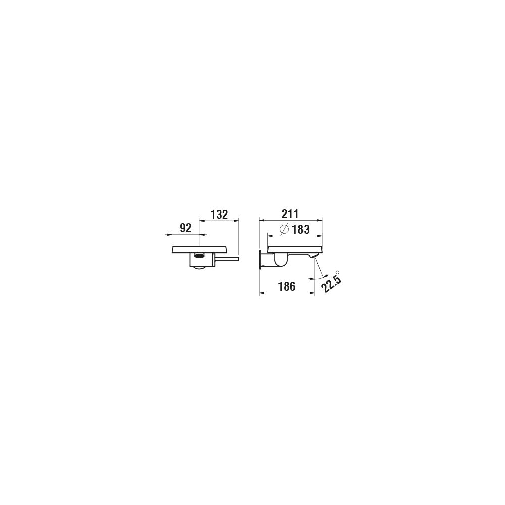 Laufen Einhebel-Waschtischmischer Unterputz mit Deko-Disc, transparent, Kartell ... LAUFEN-H3113370041201 7612742494387 (Abb. 2)
