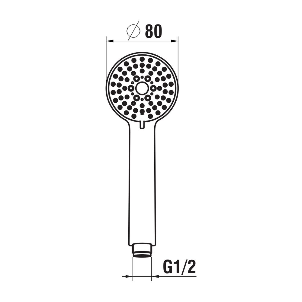 Laufen Handbrause TwinStick, Durchmesser 25mm, Vollmetall Brausestrahl, PVD Rosé... LAUFEN-H3619850821251 7612738948221 (Abb. 2)