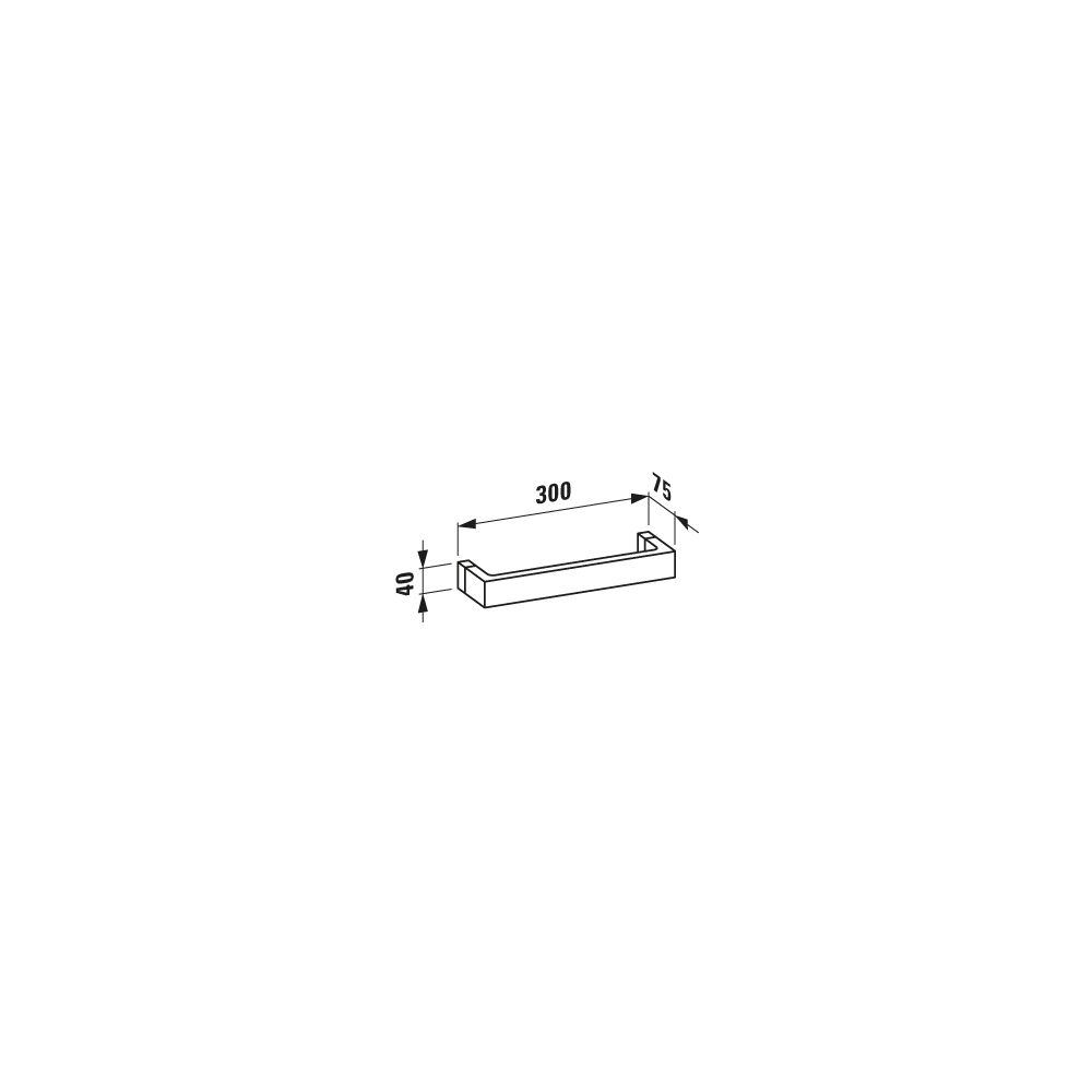 Laufen Handtuchhalter Kartell 300x75x40mm, Bernstein... LAUFEN-H3813300810001 7612738295202 (Abb. 4)