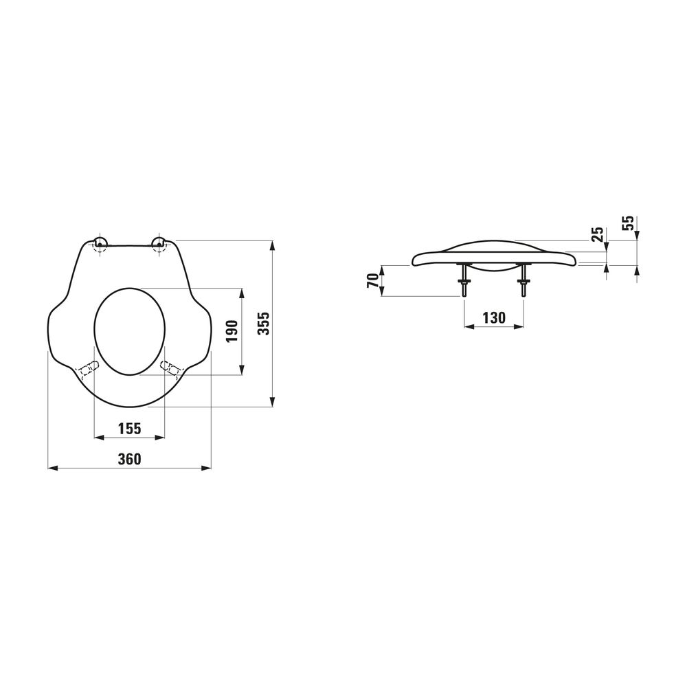Laufen WC-Sitzring Florakids, ohne Absenkautomatik abnehmbar grün... LAUFEN-H8910320710001 4014804728707 (Abb. 2)