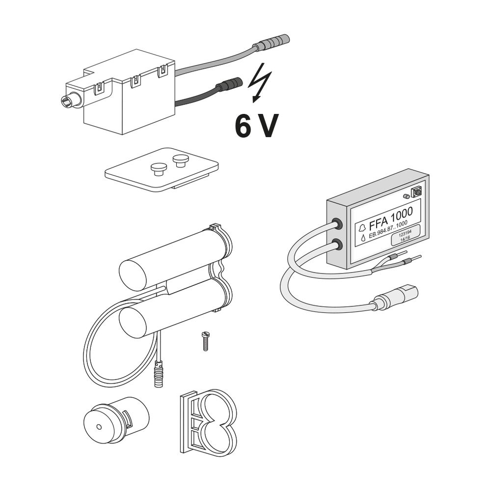 Laufen Installationssyt., INEO Funk-WC-Steuerung AW110 codiertes Funksignal barr... LAUFEN-H9001100000001 7612738028442 (Abb. 2)