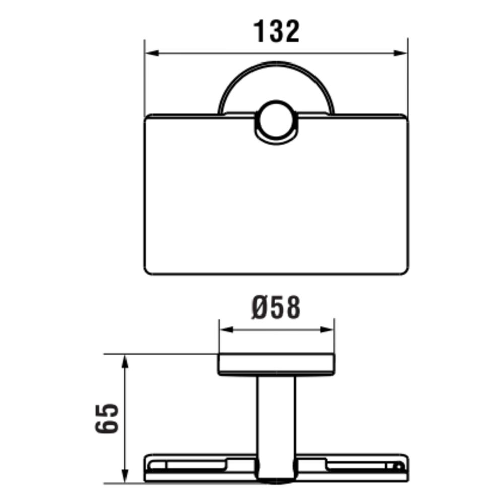 Laufen Toilettenpapierhalter Niara, mit Abdeckung, Blassgold matt... LAUFEN-H3840621650041 7612738118211 (Abb. 3)