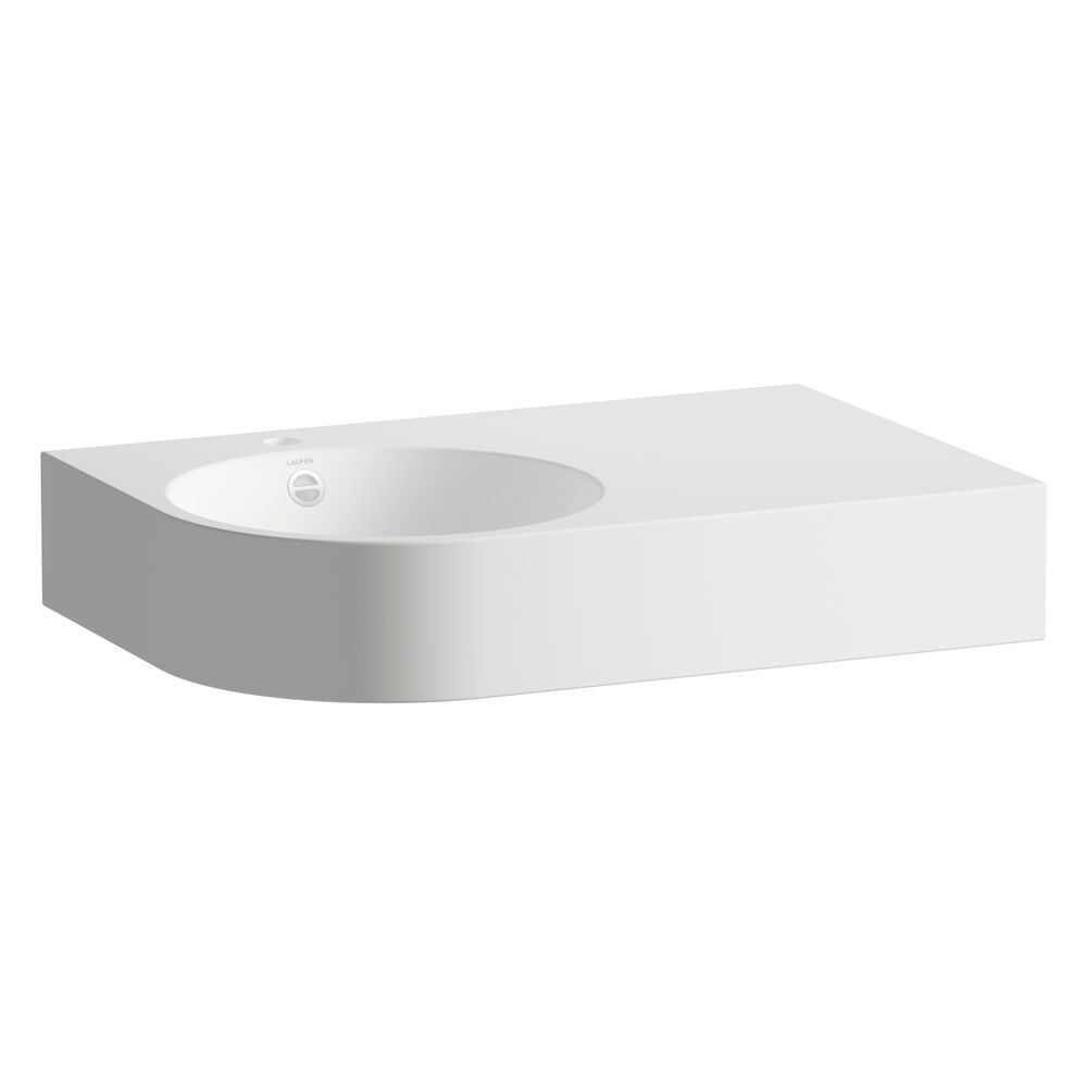 Laufen Waschtisch Form 800x500x158mm, rechteckig, Ablage rechts 1 Hahnloch mit Ü... LAUFEN-H510FM43991041 7612738178772 (Abb. 2)