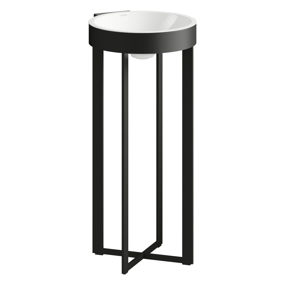 Laufen Waschtisch bodenstehend XCross 397x482x900mm, mit Wandanbindung, Armature... LAUFEN-H511CR37161111 7612738178840 (Abb. 2)