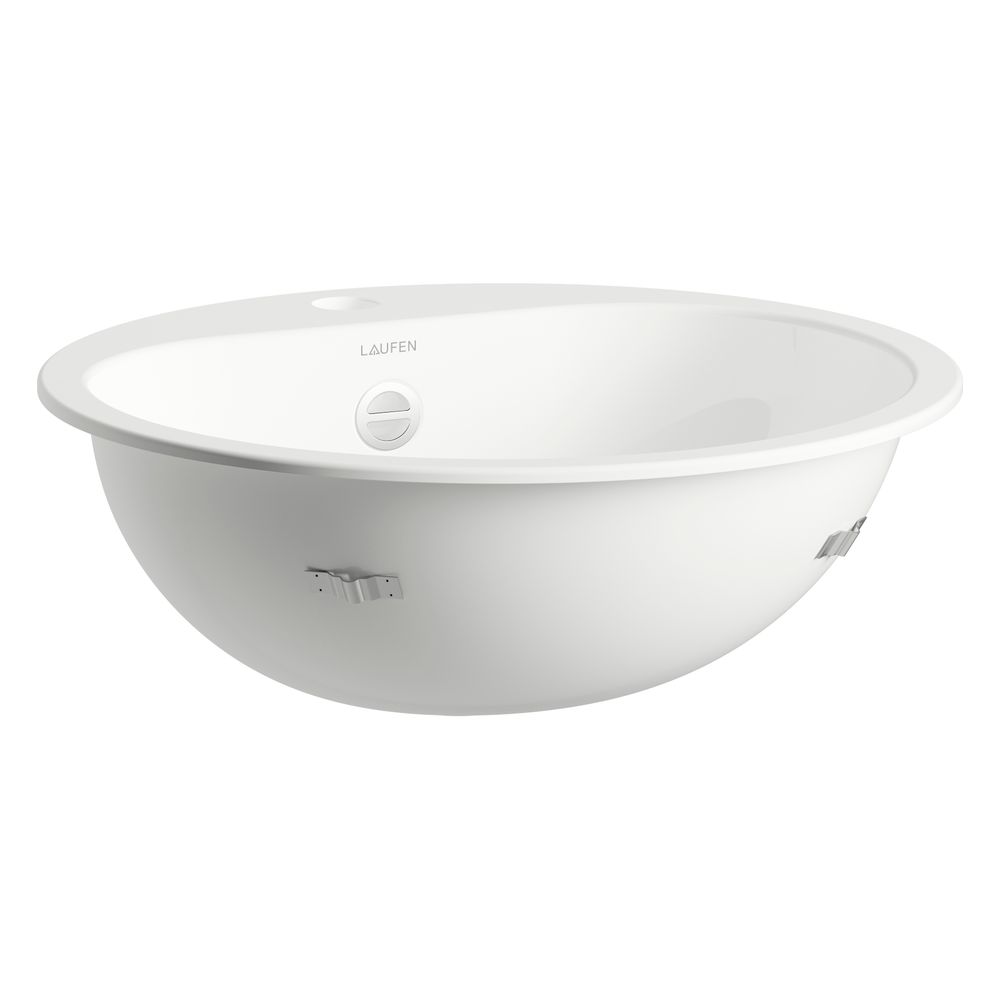 Laufen Einbau-Waschtisch Classics rund 475x475x186mm, von oben, mit 1 Hahnloch u... LAUFEN-H517CL60001041 7612738181918 (Abb. 2)