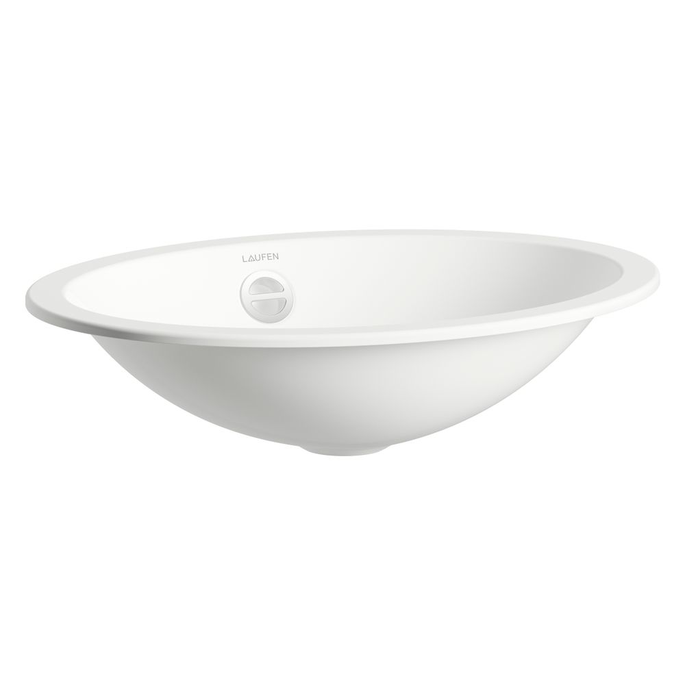 Laufen Einbau-Waschtisch Form oval 425x325x110mm, von oben, ohne Hahnloch, mit Ü... LAUFEN-H517FM40001091 7612738182038 (Abb. 2)