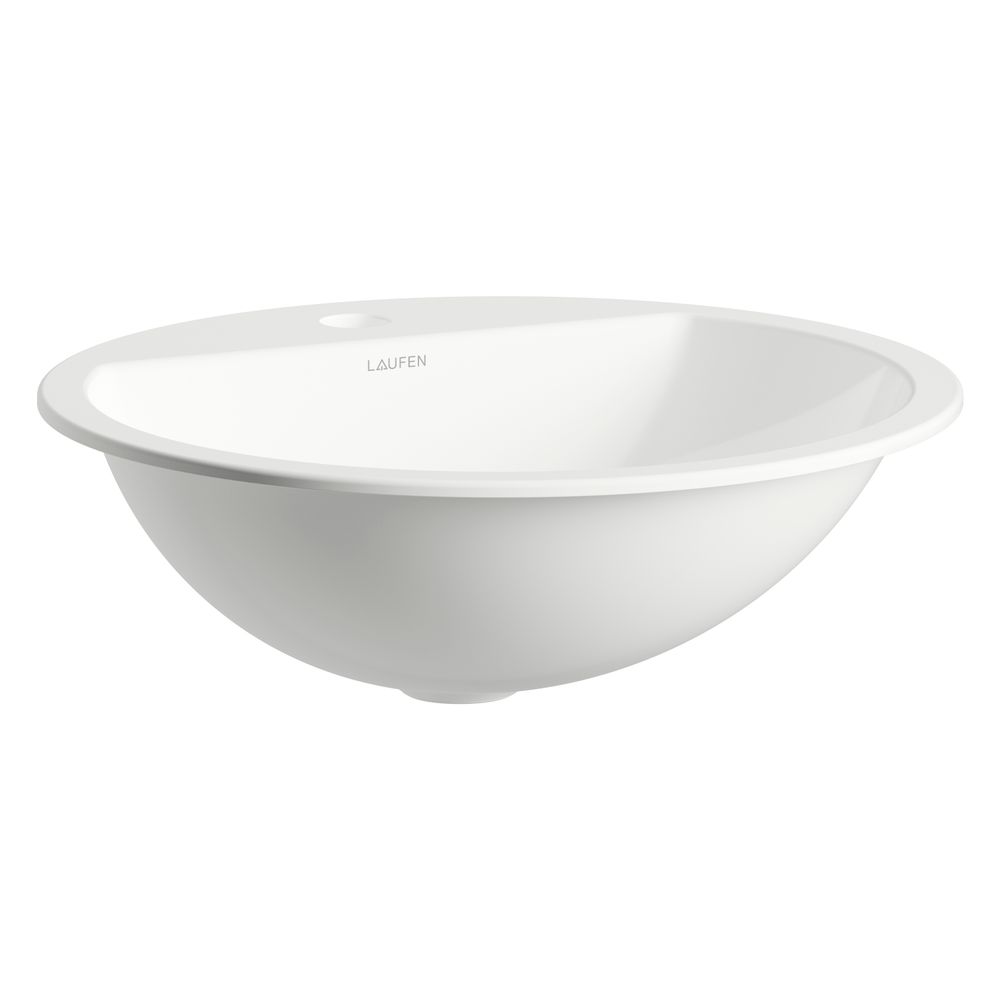 Laufen Einbau-Waschtisch Form rund 450x450x163mm, von oben, mit 1 Hahnloch, ohne... LAUFEN-H517FM50001111 7612738182083 (Abb. 2)