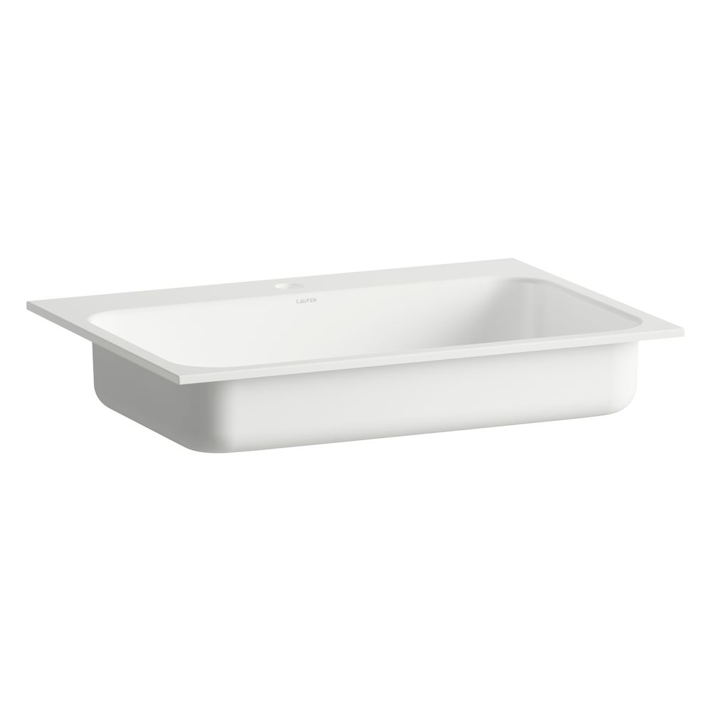 Laufen Einbau-Waschtisch Stream rechteckig 650x472x127mm, von oben, mit Armature... LAUFEN-H517SR70001111 7612738182243 (Abb. 2)