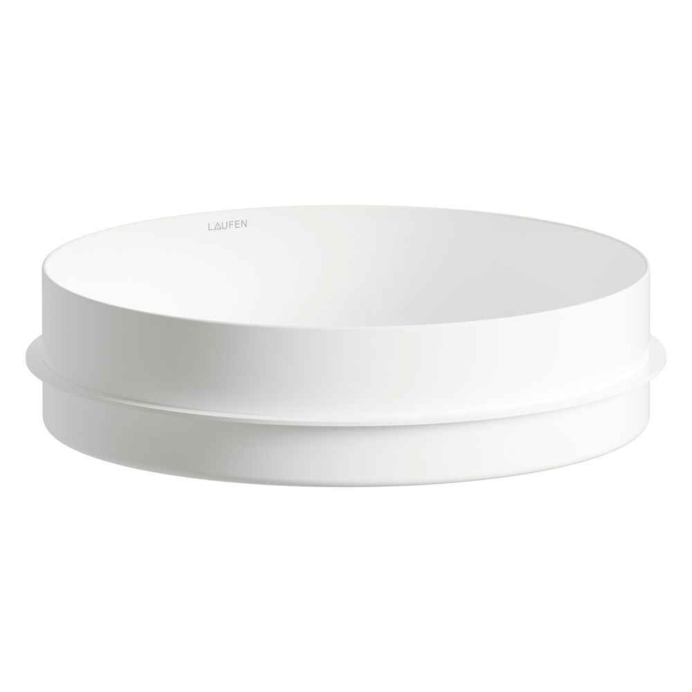 Laufen Einbau-Waschtisch Unisono rund 375x375x114mm, von oben, ohne Hahnloch und... LAUFEN-H517UO30001121 7612738182267 (Abb. 2)