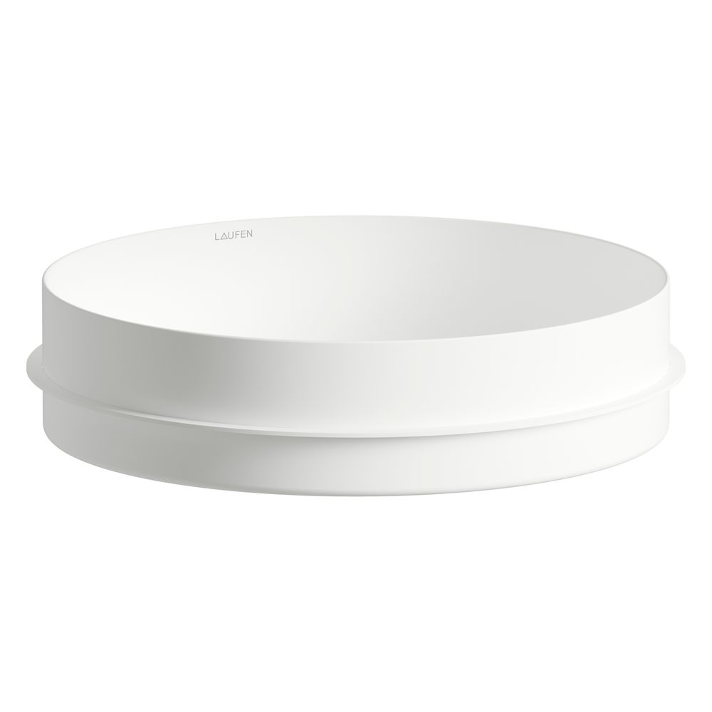 Laufen Einbau-Waschtisch Unisono rund 400x400x114mm, von oben, ohne Hahnloch und... LAUFEN-H517UO47571121 7612738182366 (Abb. 2)
