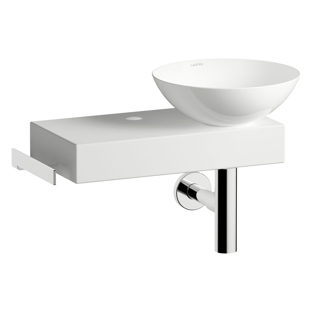 Laufen Waschplatz-Set Piccolo Novo 555x320x400mm, Schale links, mit Platte und Z... LAUFEN-H561PN30001111 7612738182458 (Abb. 2)
