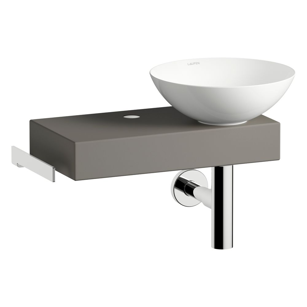 Laufen Waschplatz-Set Piccolo Novo 555x320x400mm, Schale links, mit Platte und Z... LAUFEN-H561PN37071111 7612738182465 (Abb. 2)