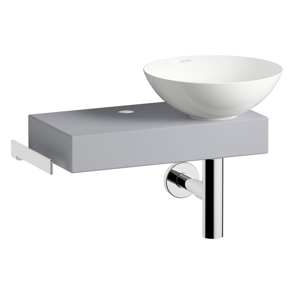 Laufen Waschplatz-Set Piccolo Novo 555x320x400mm, Schale links, mit Platte und Z... LAUFEN-H561PN37101111 7612738182489 (Abb. 2)