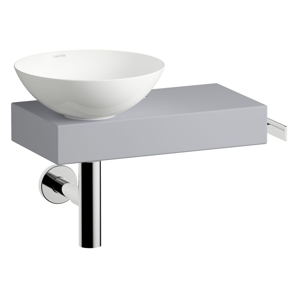 Laufen Waschplatz-Set Piccolo Novo 555x320x400mm, Schale rechts, mit Platte und ... LAUFEN-H561PN47101111 7612738182526 (Abb. 2)