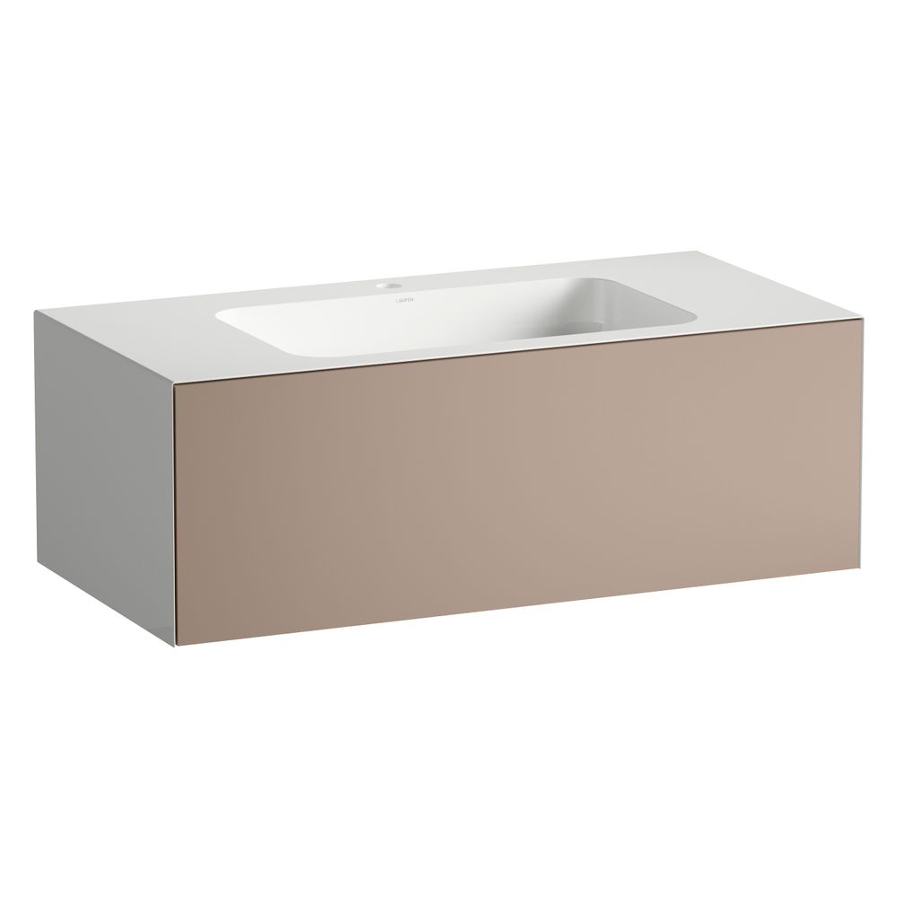 Laufen Waschplatz Folio 1004x500x350mm, mit Armaturenbank, 1 Hahnloch, ohne Über... LAUFEN-H580FO45221111 7612738182793 (Abb. 2)
