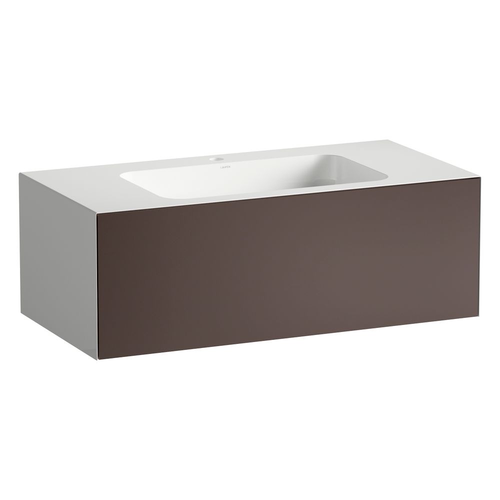 Laufen Waschplatz Folio 1004x500x350mm, mit Armaturenbank, 1 Hahnloch, ohne Über... LAUFEN-H580FO45231111 7612738182830 (Abb. 2)