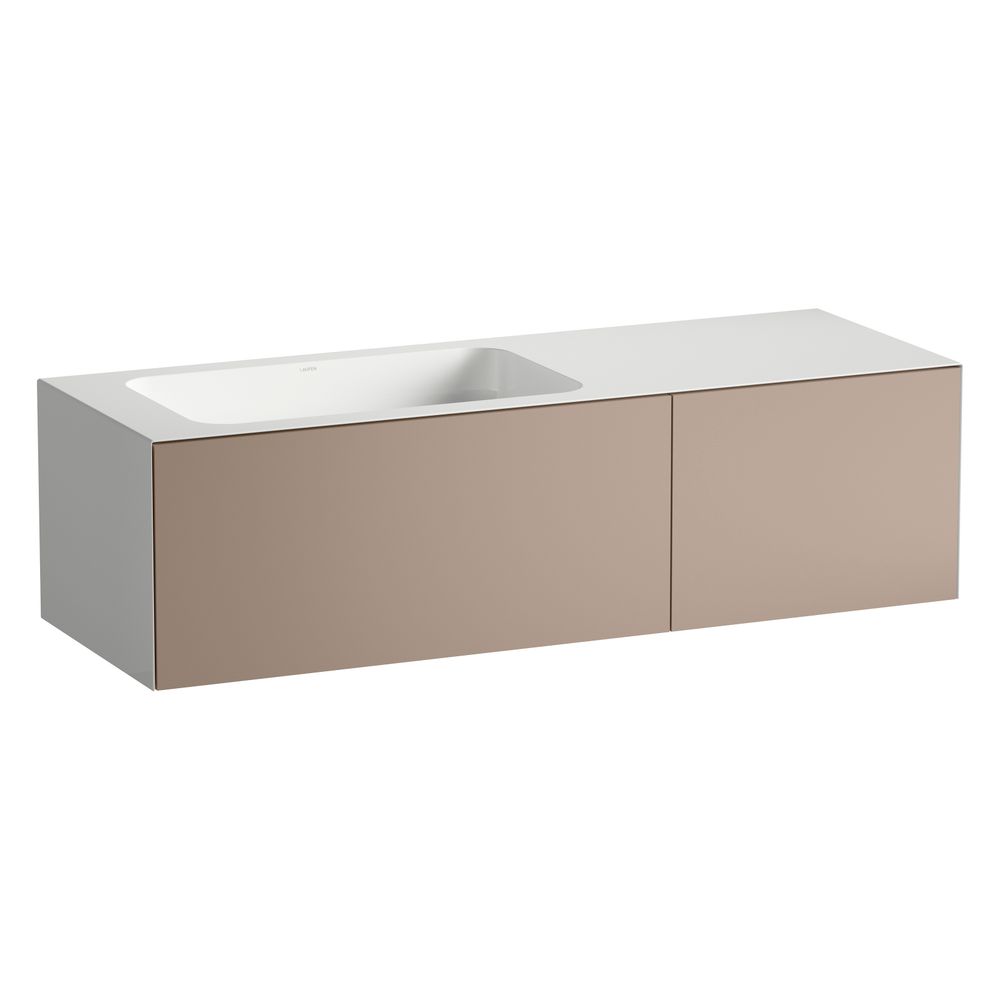 Laufen Waschplatz Folio 1254x450x350mm, Becken links, ohne Armaturenbank, Hahnlo... LAUFEN-H580FO75221121 7612738183202 (Abb. 2)