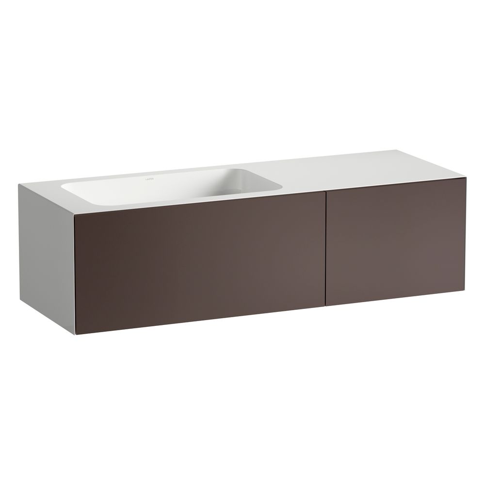 Laufen Waschplatz Folio 1254x450x350mm, Becken links, ohne Armaturenbank, Hahnlo... LAUFEN-H580FO75231121 7612738183240 (Abb. 2)