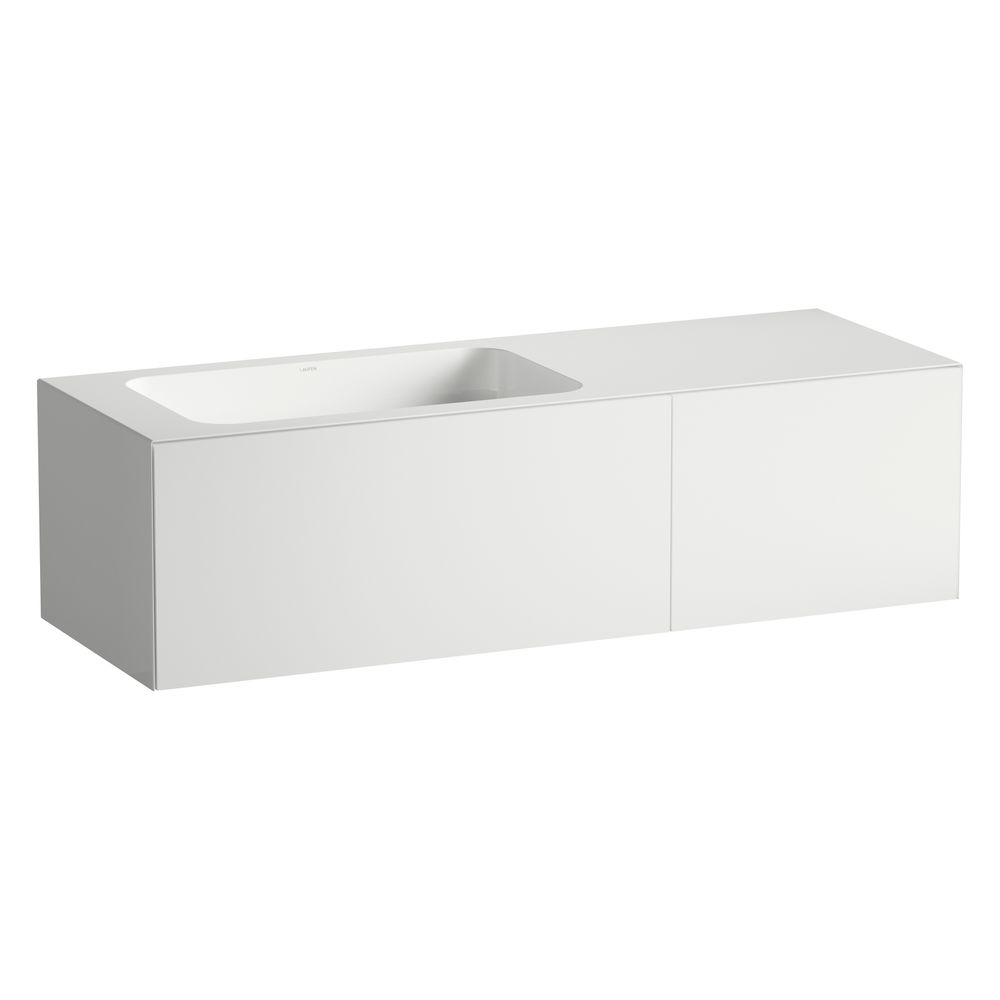 Laufen Waschplatz Folio 1254x450x350mm, Becken links, ohne Armaturenbank, Hahnlo... LAUFEN-H580FO75251121 7612738183325 (Abb. 2)