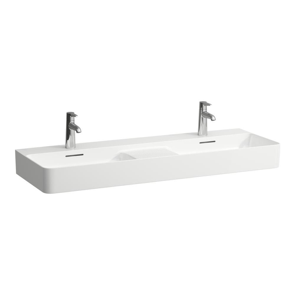 Laufen Doppelwaschtisch Val unterbaufähig 1200x420mm, ohne Hahnloch und Überlauf... LAUFEN-H8142827571121 7612738025656 (Abb. 2)