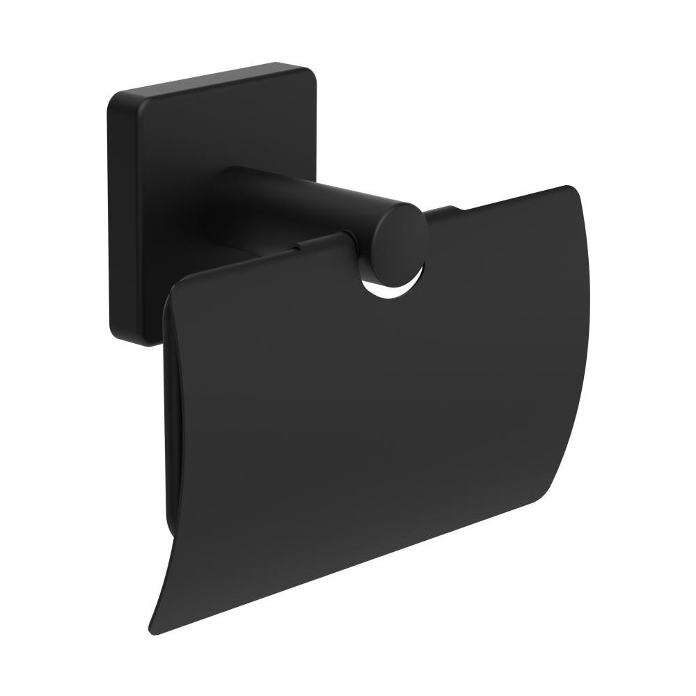 Laufen Toilettenpapierhalter Niara S, mit Abdeckung, Titanschwarz matt... LAUFEN-H3840721630031 7612738118259 (Abb. 2)