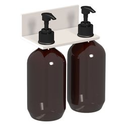 Laufen Ablage Assist 166x101mm, mit 2 Seifenspender, Weiß matt... LAUFEN-H383AS02680001 7612738177997 (Abb. 1)