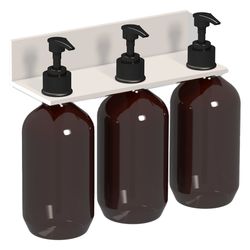 Laufen Ablage Assist 257x101mm, mit 3 Seifenspender, Weiß matt... LAUFEN-H383AS12680001 7612738178017 (Abb. 1)