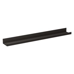Laufen Ablage Assist 800x100mm, ohne Ausschnitt, Aluminium, Schwarz matt... LAUFEN-H385AS34500001 7612738178147 (Abb. 1)