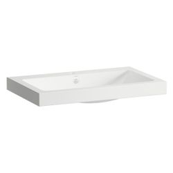 Laufen Waschtisch-Schale Classics 800x500x111mm, rechteckig, mit Armaturenbank, ... LAUFEN-H512CL70001041 7612738180034 (Abb. 1)
