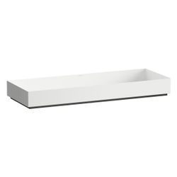 Laufen Waschtisch-Schale Metaphor 1000x375x115mm, rechteckig, ohne Hahnloch und ... LAUFEN-H512ME87571121 7612738180270 (Abb. 1)