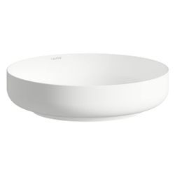 Laufen Waschtisch-Schale Sondo 400x400x102mm, rund, ohne Hahnloch und Überlauf, ... LAUFEN-H512SO47571121 7612738180430 (Abb. 1)