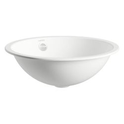 Laufen Einbau-Waschtisch Form rund 450x450x159mm, von unten, ohne Hahnloch, mit ... LAUFEN-H513FM50001091 7612738181321 (Abb. 1)