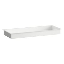 Laufen Einbau-Waschtisch Metaphor rechteckig 1004x379x111mm, von unten, ohne Hah... LAUFEN-H513ME90001121 7612738181505 (Abb. 1)