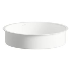 Laufen Einbau-Waschtisch Unisono rund 394x394x114mm, von unten, ohne Hahnloch un... LAUFEN-H513UO40001121 7612738181598 (Abb. 1)