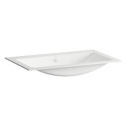 Laufen Einbau-Waschtisch Classics rechteckig 800x500x120mm, von oben, mit Armatu... LAUFEN-H517CL40001041 7612738181819 (Abb. 1)