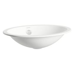 Laufen Einbau-Waschtisch Form oval 425x325x110mm, von oben, ohne Hahnloch, mit Ü... LAUFEN-H517FM40001091 7612738182038 (Abb. 1)