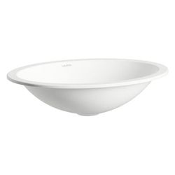 Laufen Einbau-Waschtisch Form oval 425x325x110mm, von oben, ohne Hahnloch und Üb... LAUFEN-H517FM40001121 7612738182045 (Abb. 1)