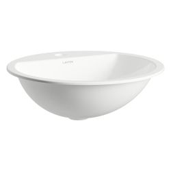 Laufen Einbau-Waschtisch Form rund 450x450x163mm, von oben, mit 1 Hahnloch, ohne... LAUFEN-H517FM50001111 7612738182083 (Abb. 1)